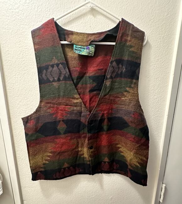 Hombre Mode Other - Hombre Mode Men's Vintage 1990s Southwestern-style Aztec Sz M